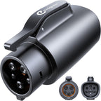 Ecogenix Upgraded 2In1 CCS & J1772 to Tesla Adapter, 250KW Fast CCS1 to Tesla Charging Adapter, Fit for 2021-2026 Tesla Model Y, 3, S, X, Compatible with CCS1& J1772 Level 1 2 3 Charging Stations