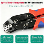 dakewang 24 Pairs 1000V 30A Solar Panel Connectors, 14-10AWG Crimping Tool and Heavy Duty Wire Stripper for MC4 Connectors and Solar Cable.