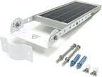 Alpha 1080X Solar Street Light Motion Sensor 3-Mode Street Lamp Dusk to Dawn Dimmable Waterproof Max Pole Diameter 3", Cool White LED