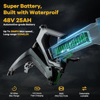 Vélo électrique pliant pour adultes 1000W (2000W en crête)