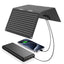 Ecosonique 30W Portable Foldable Solar Panel Charger with USB-C & USB-A