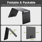 ALLPOWERS 21W 5V Foldable Solar Panel Charger, SP001 Solar Charging Kit with 5V USB-A and USB-C Charging, IP67 Waterproof Portable Solar Panel for Smartphone, Tablets, Outdoor, Camping, Hiking