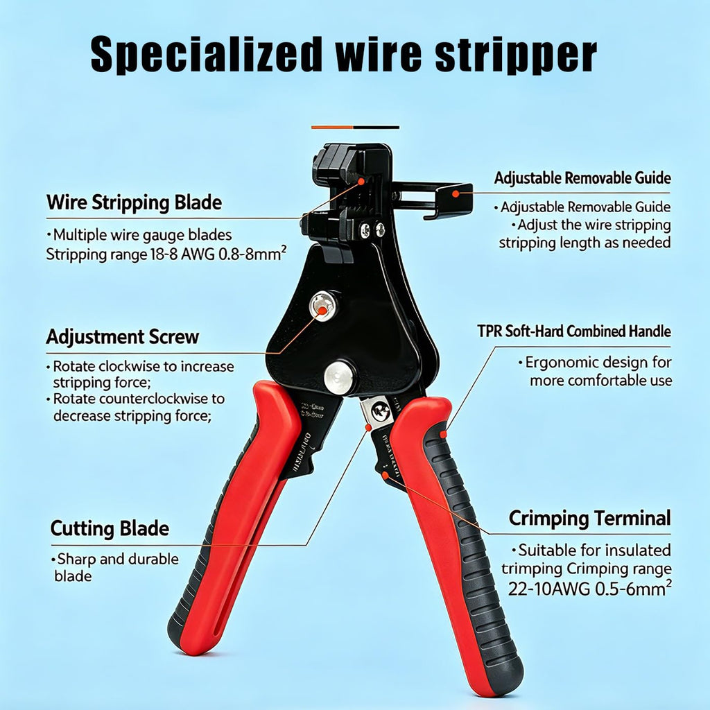 dakewang 24 Pairs 1000V 30A Solar Panel Connectors, 14-10AWG Crimping Tool and Heavy Duty Wire Stripper for MC4 Connectors and Solar Cable.
