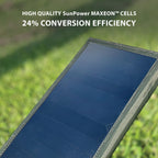 ELECOM NESTOUT 10000mAh Outdoor Power Bank + 2-Panel Solar Panel Charger + LAMP-1 LED 300 Lumen Soft Lantern - Black