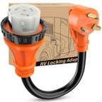 Nilight EV Adapter Cord 30 Amp to 50 Amp 4 Prong Pure Copper New Dryer Outlet to EV Plug Conversion Heavy Duty 10 Gauge Wire Nema 14-30P to 14-50R 30M/50F for Level 2 EVs Using