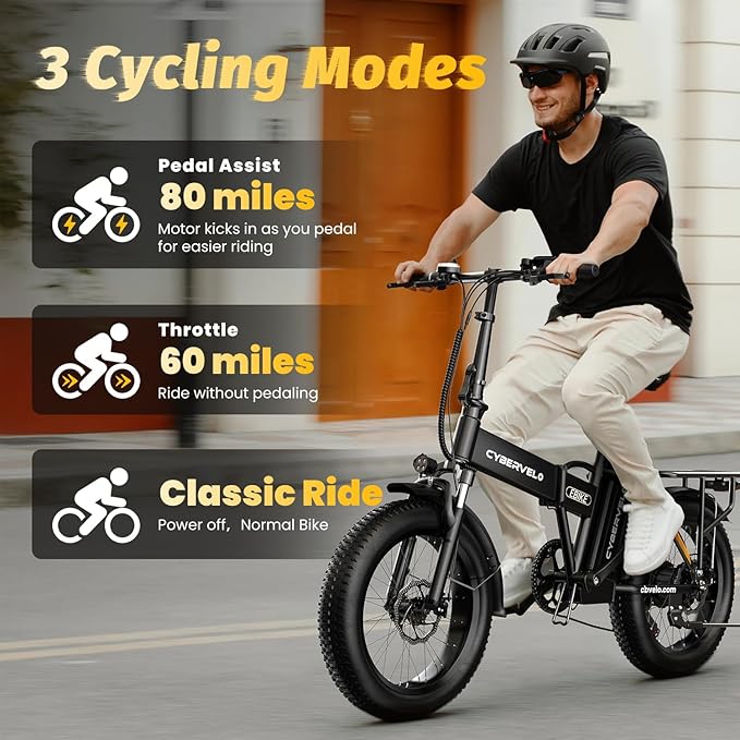 Vélo électrique pliant de 1000 W