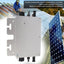 800W Solar Inverter Control Automatic Identification Power Inverters DC to AC 120V 230V Solar Grid Tie Micro Inverter(Silver US Plug)