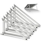 Solar Panel Mounting Brackets, 2 Sets Adjustable Solar Panel Tilt Mount Brackets, 14-27IN Adjust Solar Panel Rack, Support up to 100-450 Watt Mounting Bracket Set, Portable Stand for Roof RV Boat