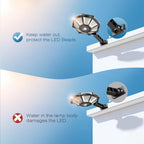 OKPRO Solar Lights Outdoor, 168LED 6500K Flood Light Dusk to Dawn, 8 Sides Solar Outdoor Lights with Motion Sensor, IP66 Waterproof Solar Street Lights Outdoor for Yard, Pools(4 Pack)