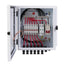 Elnuimex 6 String Metal Solar Combiner Box, PV Combiner Box with 20A Rated Current Fuse, Surge Protective Device & 63A Air Circuit Breaker (6 String)