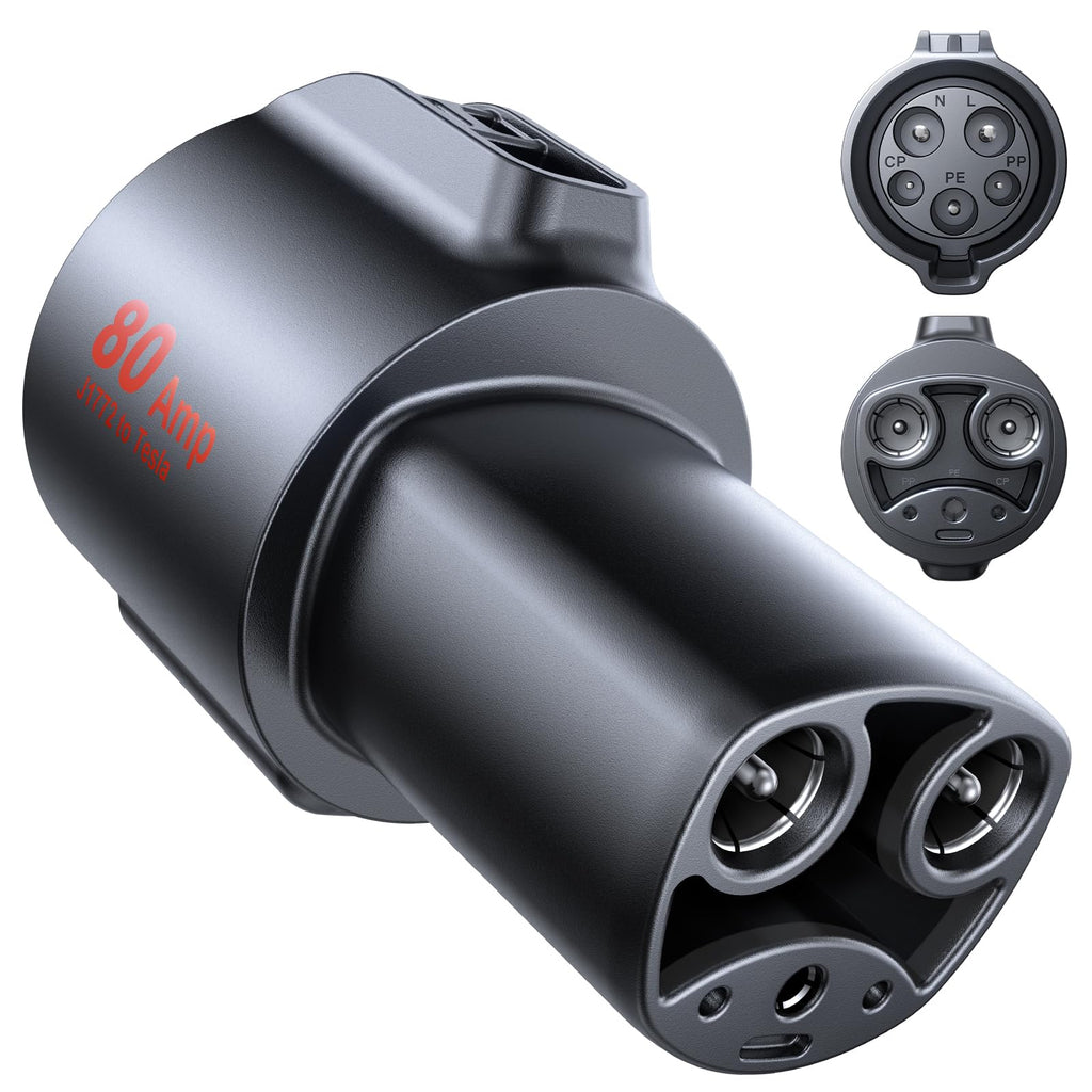 Ecogenix Upgraded 2In1 CCS & J1772 to Tesla Adapter, 250KW Fast CCS1 to Tesla Charging Adapter, Fit for 2021-2026 Tesla Model Y, 3, S, X, Compatible with CCS1& J1772 Level 1 2 3 Charging Stations