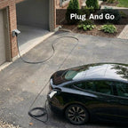 Best Volt EV Buddy Level 1 Portable Charger for Tesla, 120V 15A EVSE with NEMA 5-15 Plug, 25FT Extra Long Cable, IP55 Weatherproof Backup Travel Charging Cord for Model 3/Y/X/S/Cybertruck, Carry Bag