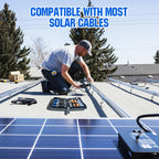 ECO-WORTHY Solar Crimper Tool Kit 13 PCS Solar Tools - a Crimper, 10 Pairs of Solar Connectors, 2 Pairs of Solar Connector Spanner Wrench for Solar Panel Cable Assembly and Installation