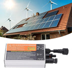 Solar PV Micro Inverter 260W, 18-60V to 120V 230V Grid-Tie Inverter for Home Solar Power System, Compact Aluminum Alloy Microinverter with IP55 Rating