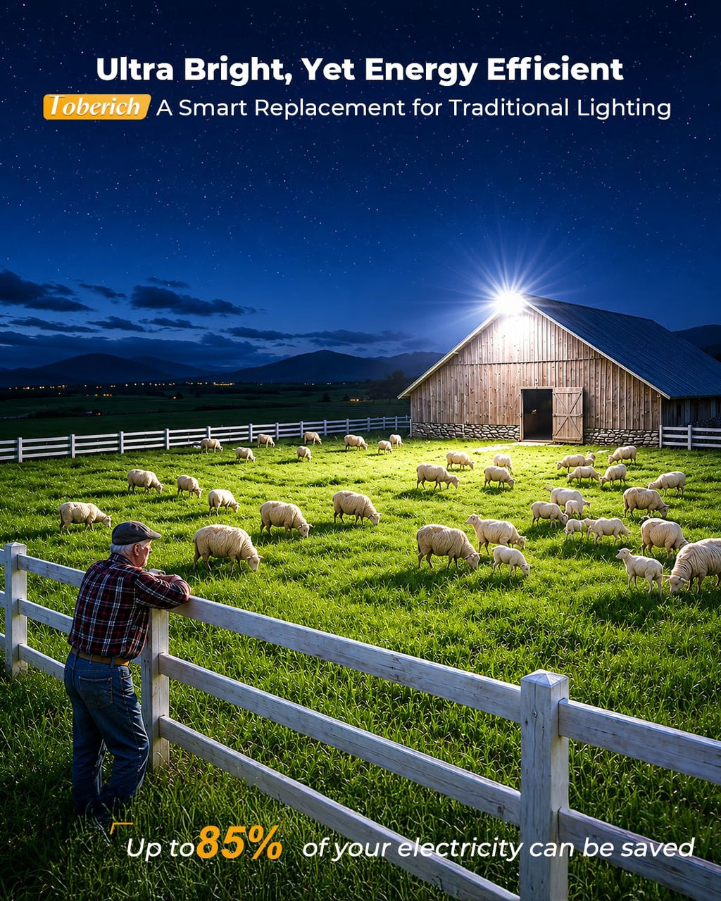 LED Barn Light, 150W 20000LM Yard Area Lights Dusk to Dawn Outdoor Lighting with Upgraded Photocell 6500K Adjustable Angle Daylight IP66 Waterproof Street Lights for Security/Farmhouse/Garage