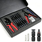 dakewang 24 Pairs 1000V 30A Solar Panel Connectors, 14-10AWG Crimping Tool and Heavy Duty Wire Stripper for MC4 Connectors and Solar Cable.