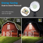 deerdance LED Barn Light, 80W 120V Hardwired Dusk to Dawn Outdoor Lighting with 10000LM 5000K Daylight, IP65 Waterproof Area Street Lights for Outdoor Barns Farmhouse Garage Yard Warehouse (1Pack)