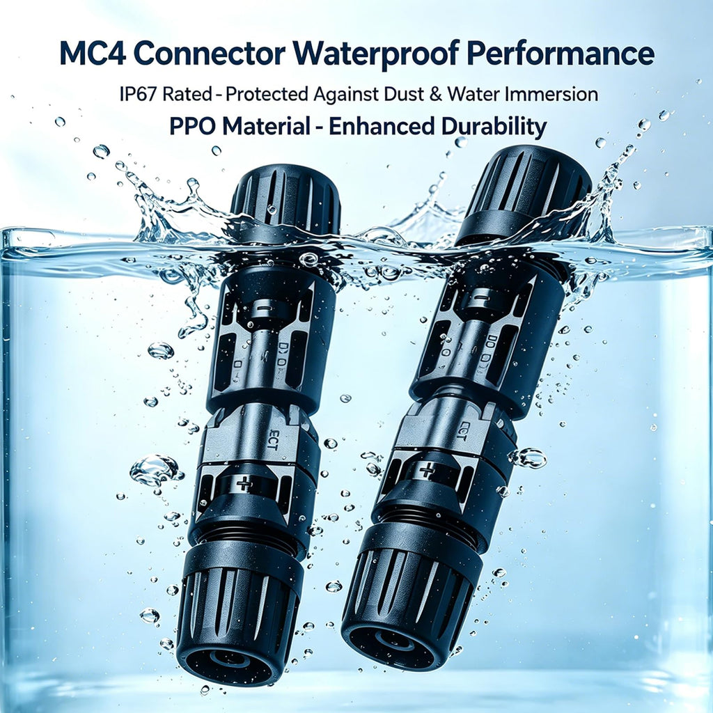 dakewang 24 Pairs 1000V 30A Solar Panel Connectors, 14-10AWG Crimping Tool and Heavy Duty Wire Stripper for MC4 Connectors and Solar Cable.