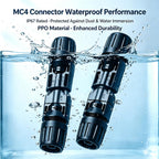 dakewang 24 Pairs 1000V 30A Solar Panel Connectors, 14-10AWG Crimping Tool and Heavy Duty Wire Stripper for MC4 Connectors and Solar Cable.