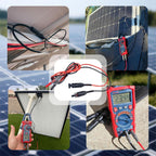 ZIBOO PVLEAD1 Solar to 4mm Test Lead Set, Solar Test Cables Wires 1000V/20A for Photovoltaic Solar Panel System, Compatible with Fluke 87VMAX-PVLEAD1,SMFT-1000