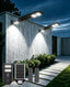 JAYNLT Outdoor Solar Street Light, 3000K/4000K/6500K Dusk to Dawn Solar Flood Light with Motion Sensor, IP67 Waterproof Super Bright LED Outdoor Lighting for Yard, Garage and Other Area Lighting-2pack