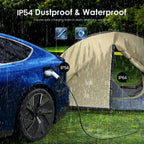 Portable Electric Car Charger Type 2 with NEMA 5-15 Plug, 8-16Amp,110VAC, Delayed Charging 1-12hr, 5m(16.4ft)