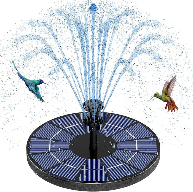AISITIN 3.5W Solar Fountain Pump for Water Feature Outdoor DIY Solar Bird Bath Fountain with Multiple Nozzles, Solar Powered Water Fountain for Garden, Ponds, Fish Tank and Aquarium Hover Image