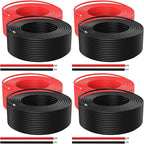 Kit de câbles pour panneaux solaires Bateria Power : 50 pi noirs et 50 pi rouges