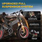 Vélo électrique pliant pour adultes 1000W (2000W en crête)