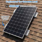 Z Brackets Solar Panel Mounting Kit (16 Pack) - Heavy Duty Corrosion-Resistant Aluminum for RV, Boat, Roof & Off-Grid Installations