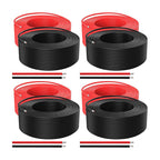 Kit de câbles pour panneaux solaires Bateria Power : 50 pi noirs et 50 pi rouges