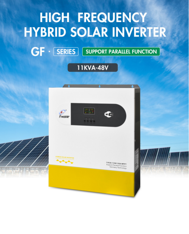 Onduleur hybride haute fréquence 11 kW/48 V avec Wi-Fi 