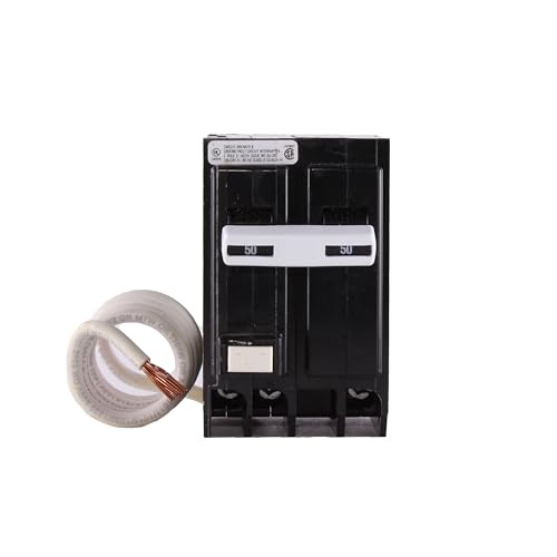 ABB Q-Line® THQL2150GFT 50A 240-Volts Double Pole Circuit Breaker • 50 Amp Double Pole Ground Fault Breaker with Self-Test • 120/240 VAC 2-Pole GFCI Breaker • Ground Fault Circuit Interrupter - Image 4