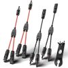 OYMSAE 30A Solar Connectors 2 Pairs - Waterproof Y Branch Parallel Adapter Cable Kit for Solar Panel