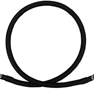 1/0 AWG Gauge Red + Black Pure Copper Battery Inverter Cables Solar, RV, Car, Boat 3 feet 5/16 in Lugs