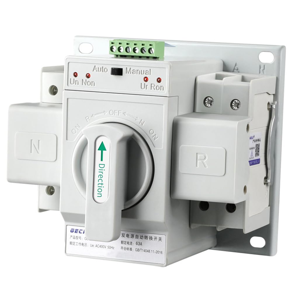 110V 63A 2P Dual Power Automatic Transfer Switch Generator Changeover Switch RV Transfer Switch 50HZ/60HZ - Image 6