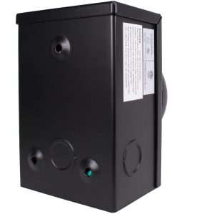 30A/50A Power Inlet Box for Generator, Journeyman-Pro ETL Listed, w/Waterproof Cover,L5-30P,TT-30P,L14-30P,SS-2-50P | 30 or 50 Amp 125/250V | for 3 or 4 Prong Extension Cord (TT-30P - Black)