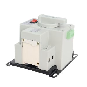 2P 63A 110V Dual Power Automatic Transfer Switch, ATS Generator Changeover Switch 50HZ/60HZ, White