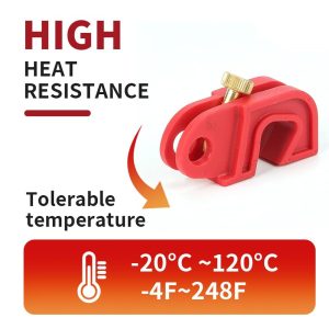 HiLKCO 20 Pack Industrial Universal Circuit Breaker Lockout Device Set Grade for Loto Compliance - Fits Single & Multi-Pole Electrical Breakers