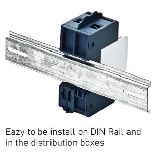 DC SPD Surge Protector for 100V-1000V PV Systems, 2-Pole 40kA T2 Level, Replaceable Module, Solar Panel Lightning Protection, Overvoltage Protection (250V)
