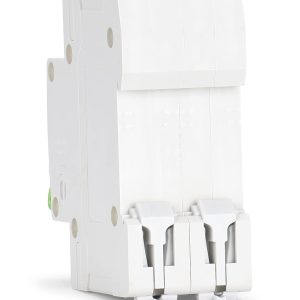 12V-110V DC Miniature Circuit Breaker, 15 Amp 2 Pole Battery Breaker Protector for Solar PV System and RV, Thermal Magnetic Trip, DIN Rail Mount, Chtaixi DC Disconnect Switch B15