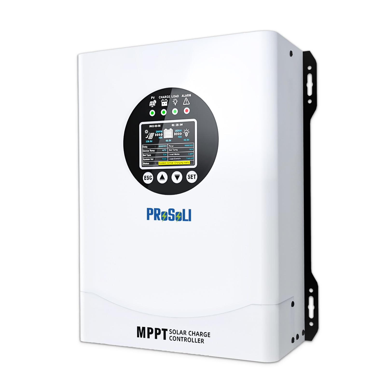 120A MPPT Solar Charge Controller, Max PV Input 230V, 12V 24V 36V 48V 60V 72V 84V 96V Auto, 120amp w/Large Solar Panel Charge Controller Intelligent Regulator for FLD/LiFePO4/SLD/GEL/AGM