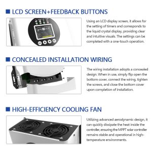 SOGTICPS 120A MPPT Solar Charge Controller 12V 24V 36V 48V 60V 72V 84V 96V Battery System Auto,Max Input 230V PV Solar Panel Regulator,fit for Gel Flooded and Lithium Battery User