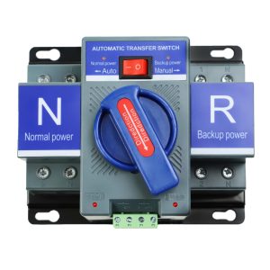 XINTAIHELE Dual Power Automatic Transfer Switch 110V 2P 63A Generator Changeover Switch for Home Backup Power Supply 50HZ 60HZ ATS