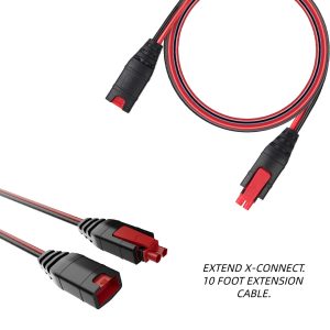RRKJYXGC 10FT GC004 X-Connect Fit for Battery Charger Accessories,Extension Cable Accessory for Genius Smart Battery Chargers Cable (2 Pack)