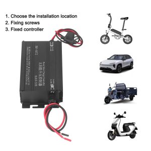 Boost Solar Charging Controller, 600W MPPT Step Up Solar Charging Controller 12‑50V Input for 24V 36V 48V 60V 72V Batteries