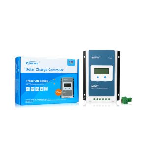 EPEVER MPPT Solar Charge Controller 40A 12V 24V Auto Max PV 100V Solar Panel Regulator Common Negative Ground LCD Display Tracer4210AN for Gel Flooded Sealed LiFePO4 Lithium Battery (40A MPPT)