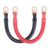 iGreely 2/0 AWG Battery Cable 2/0 Gauge Pure Copper Battery Cables with 3/8'' Heavy Duty Lugs for Solar Power Inverter Automotive RV Marine Boat,DIY for Replacement Parts & Accessories 1ft/30cm