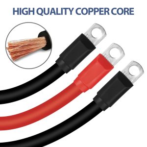 Honsyunoirtps 7 PCS Golf Cart Heavy Duty Battery Cables Wiring Kit for Club Car DS 1994-up 2 Awg 36 & 48 Volt 4 Gauge Golf Cart Battery Cables