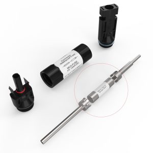 OYMSAE Solar Fuse Holder Inline Male & Female Connector 15 Amp PV Fuse for Solar Panel, Waterproof, Black,5PCS